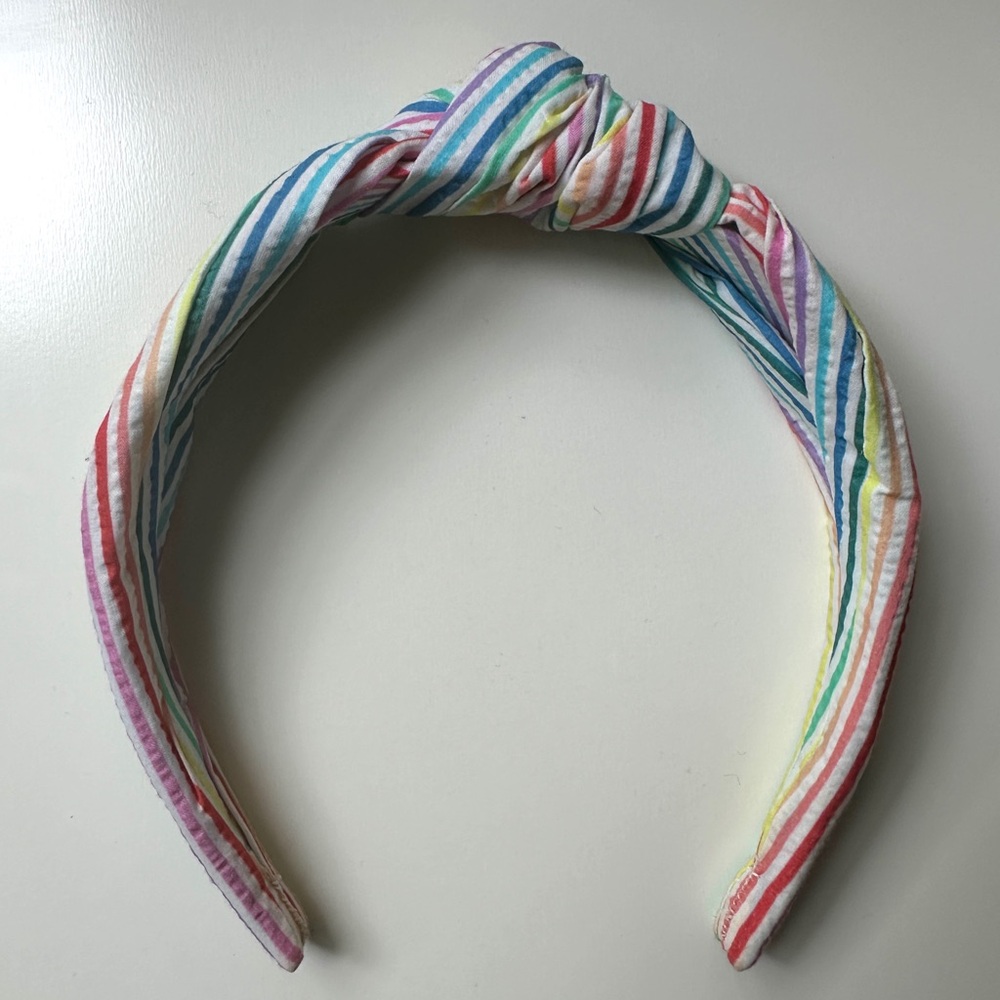 Rainbow J. Crew headband.